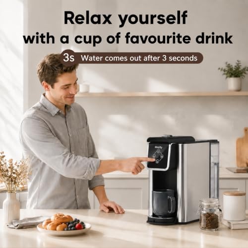Mecity Coffee Maker 3 in 1 Single Serve Coffee Machine, Compatible with K cup Capsules, Instant Coffee Pot, Tea maker, 6,8,10 Oz Cup, Removable 50 Oz Water Reservoir, 120V 1150W - Image 3