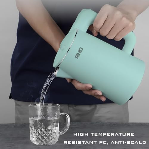 RHD Small Electric Kettle 0.8L, 1000W Fast Boil, Stainless Steel, Green - Image 5
