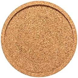 Costa Nova 9" Cork Trivet Lid - Redonda Collection, Natural | Heat Safe Tableware | Natural Portuguese Cork Material | Restaurant Quality Serveware - Image 2