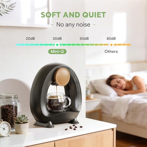 Pods and Grounds Single Serve Coffee Maker,Brew in 1 minute,Black - Image 5