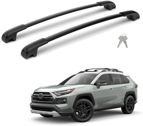 FLYCLE 300Lbs Roof Rack Cross Bars for 2019-2025 Rav4 Adventure/TRD by FLYCLE