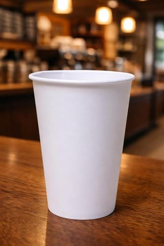 Sierra 16oz Paper Hot Cups, 1,000 Count, White, 20 Packs of 50, Made in USA - Image 2
