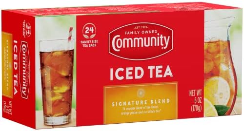 Community Coffee Signature Iced Tea, 288 Family Size Tea Bags, 24 Count Box (Pack of 12) - Image 5