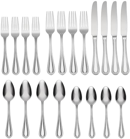 Oneida Countess 20-Piece 18/0 Silverware Set for 4, Flatware - Image 4