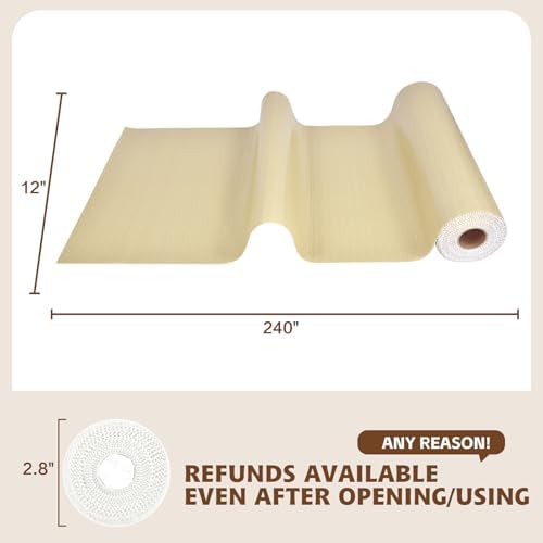 Shelf Liners for Kitchen Cabinets 12in x 30FT, Non Adhesive Drawer Liner - Image 2