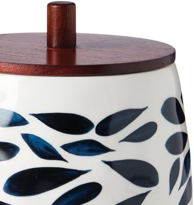 Lenox Blue Bay 3-Piece Canister Set with Lid, for Kitchen Counter - Image 3