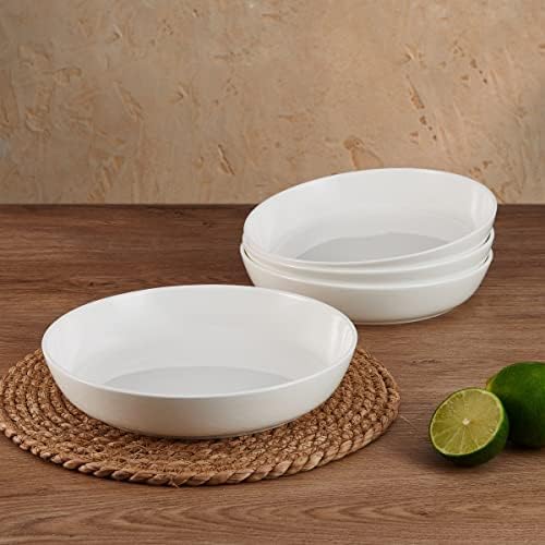 Mikasa Samantha Bone China Lightweight Chip Resistant Set of 4 Pasta Bowls Set, 9 Inch - Image 5