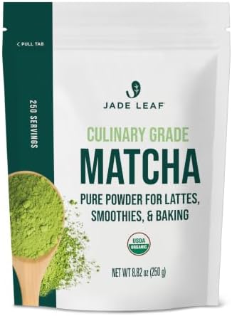 Jade Leaf Matcha Powder, Organic Culinary Grade, 250g / 8.8oz by JadeLeafMatcha