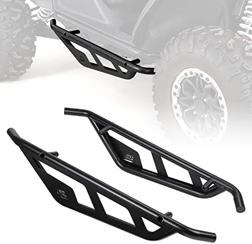 KEMIMOTO Nerf Bars Rock Sliders, Heavy Duty Black Tree Kickers Side Bumpers by kemimoto