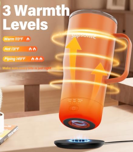 Supsonic Heated Coffee Mug, 20oz Electric Temperature Control Cup (S3) - Image 2
