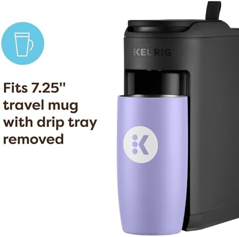 Keurig K-Mini Mate Single Serve K-Cup Pod Coffee Maker, Brews Up to 12 oz Cup, Compact Portable Coffee Machine for Small Spaces, Great for Dorms & Offices, Black - Image 6