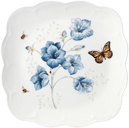 Lenox 894309 Butterfly Meadow Square 4-Piece Dinner Plates - Image 2