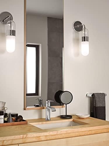 Moen BH3886CH Genta LX Chrome 6.8-in Wall Mount Towel Bar - Image 6