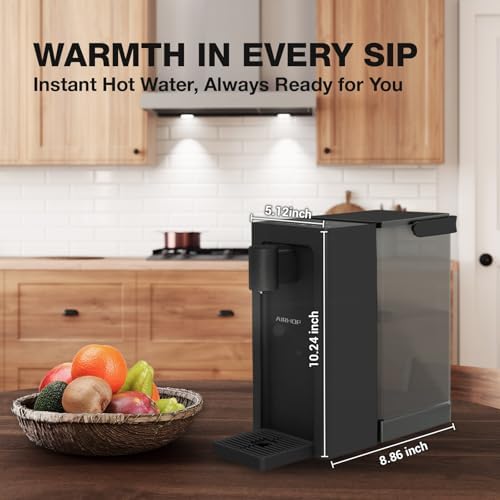 AIRHOP 3L Instant Hot Water Dispenser Countertop 5 Temp 3 Volume Options - Image 5