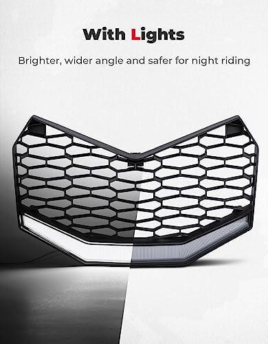 KEMIMOTO X3 Front Bumper Mesh Grill Compatible with Can-Am Maverick X3 - Image 3