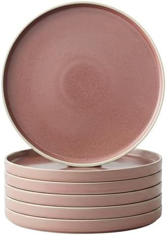 MOD Round Plate 10.75 Inch – Smoky Plum. Set of 6 by LUZERNETABLEWARE