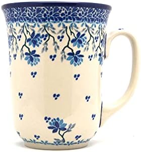 Polish Pottery Mug - 16 oz. Bistro - Clover Field by Polish+Pottery+Gallery