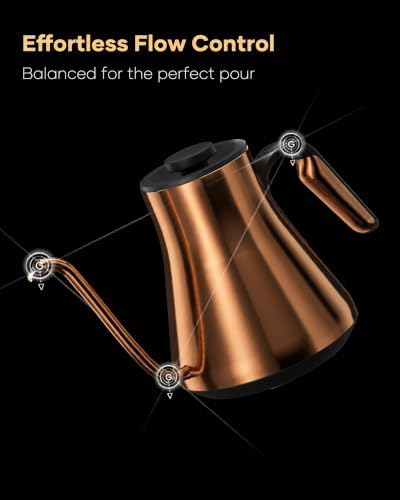 Cocinare FLOW B9 Gooseneck Electric Kettle ±1°F Temperature Control - Image 4
