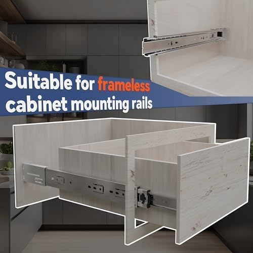 10 Pairs Drawer Slides Rear Mounting Brackets - Image 4