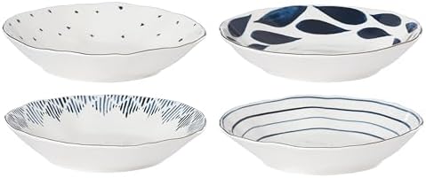 Lenox Blue Bay 4-Piece Set Pasta Bowls, 4.75 LB by Lenox
