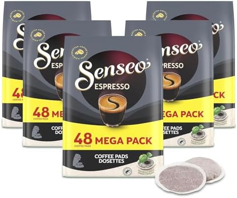 Senseo Espresso Dark Roast Coffee Pods - 240 Count (5 Packs) - Strong & by Senseo