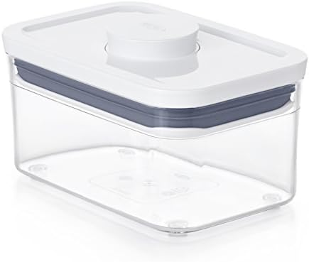 OXO Plastic Airtight Pop Containers Rectangle 3 Piece Set with Scoop - Image 4