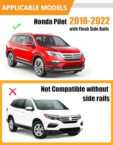 KINGGERI 300lbs Roof Racks Cross Bars for Honda Pilot 2016-2022 - Image 2