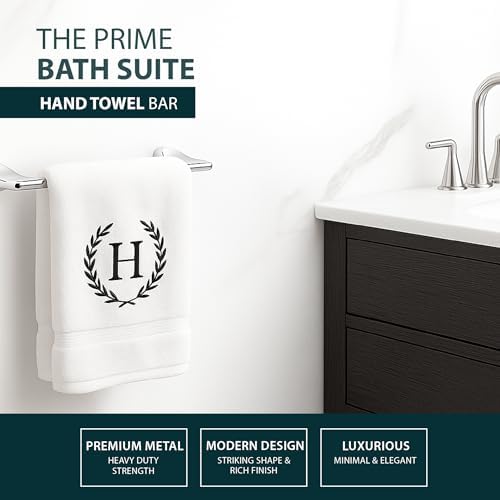 Mega Handles Bathroom Accessory Set Polished Chrome - 4-Piece, Towel Bar - Image 4