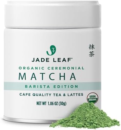Jade Leaf Ceremonial Grade Matcha Powder, 30g / 1.06oz Tin by JadeLeafMatcha
