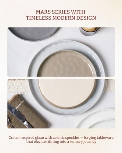 Famiware Mars Stoneware Dinnerware Set for 4, Multi-color - Image 5