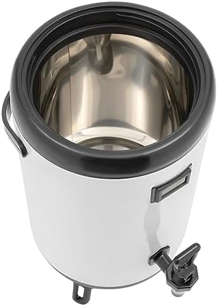Hot Beverage Dispenser, 10L/2.64Gal Insulated Beverage Dispensers Insulated Thermal Hot and Cold Beverage Dispenser with Spigot & Thermometer Stainless Steel Drink Dispenser for Tea Coffee Milk - Image 5