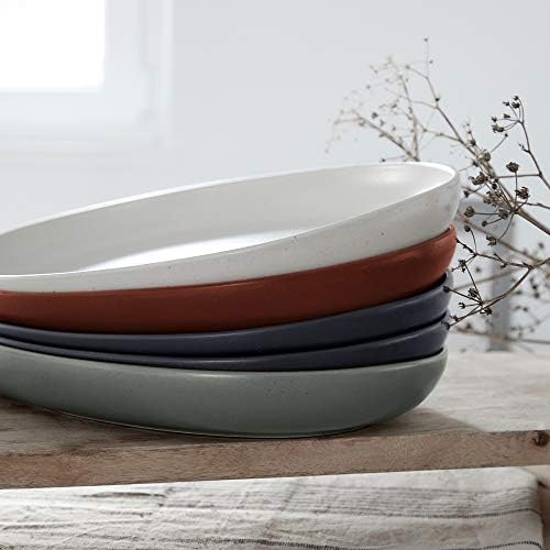 Casafina Ceramic Stoneware 16'' Oval Platter - Pacifica Collection, Seed Grey | Microwave, Dishwasher, Oven & Freezer Safe Dinnerware | Food Safe Glazing | Restaurant Quality Serveware - Image 3