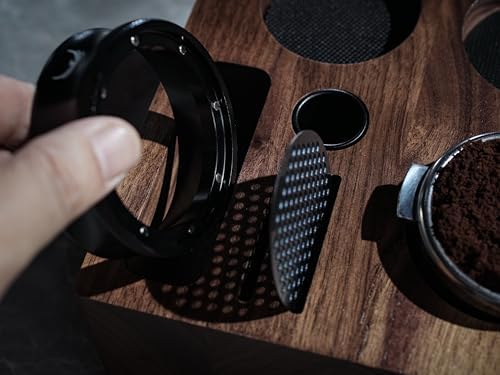 Walnut Espresso Tamping Station 54mm for Breville - Image 6