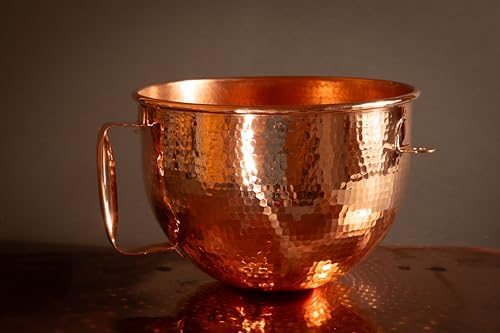 Sertodo Copper Mixing Bowl | Fits KitchenAid Lift Stand Mixer | 6 Qt - Image 3