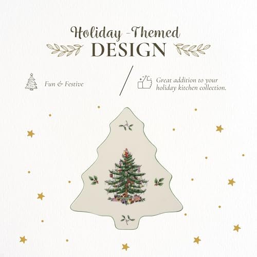 Spode Christmas Tree Tree-Shaped Trivet - Image 4
