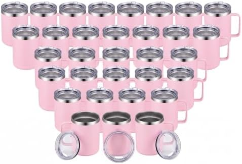 MEWAY Coffee Mug With Handle,Coffee Tumbler,Coffee Cup… (32, Pink) by MEWAY