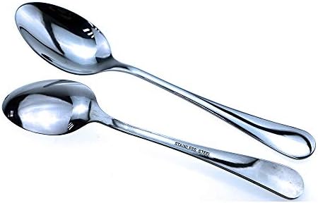 JASHII Silver Silverware Set, 40-Piece Stainless Steel Heavyweight Flatware Set, Kitchen Utensil Set Service for 8, Colorful Mirror Polishing Tableware Cutlery Set Knifes Forks Spoons, Dishwasher Safe - Image 3