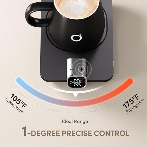 Coffee Cup Warmer & iKago Mug Set, 1℉ Precise Temp Control Mug Warmer - Image 2