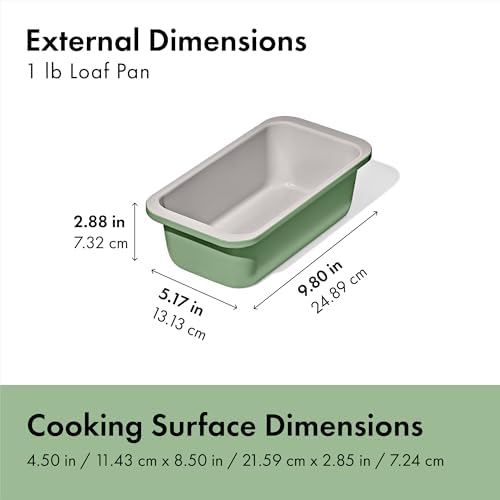 OXO Good Grips Non-Stick Pro Ceramic Coated Metal Bakeware 1 lb Loaf Pan - Image 7
