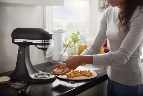 KitchenAid Ksmpexta Gourmet Pasta Press Attachment with 6 Interchangeable Pasta Plates,White,(Pack of 2) - Image 2