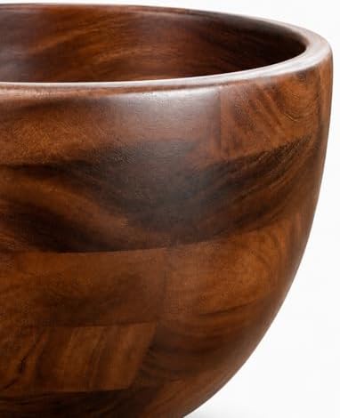 Premium Solid Walnut Wood Mixing Bowl, Compatible with KitchenAid 4.5 & 5 QT Tilt-Head Stand Mixer, Wooden Mixing Bowls for Mixer with Stainless Steel Locking Base, A Thoughtful Gift for Mixer Owners - Image 6