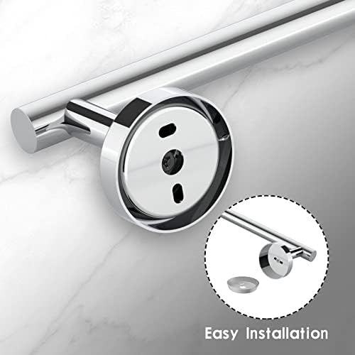 Newfun 10 Pieces Polished Chrome Bathroom Hardware Set 24 Inch - Image 4