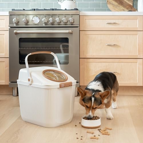 Harry Barker Small Modern Dog Bowls, 2-Pack Eco-Friendly Plastic Pet Food & Water Bowls, Non-Slip Base, Dishwasher Safe, BPA-Free, Neutral Design, Holds 3 Cups Each - Image 3