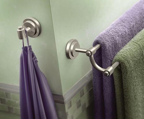 Moen DN0722BN Iso 24-Inch Double Towel Bar, Brushed Nickel - Image 2