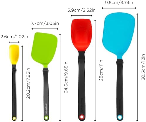 Dreamfarm Set of Essentials Silicone & Nylon Kitchen Utensils 4pc Set - Image 2