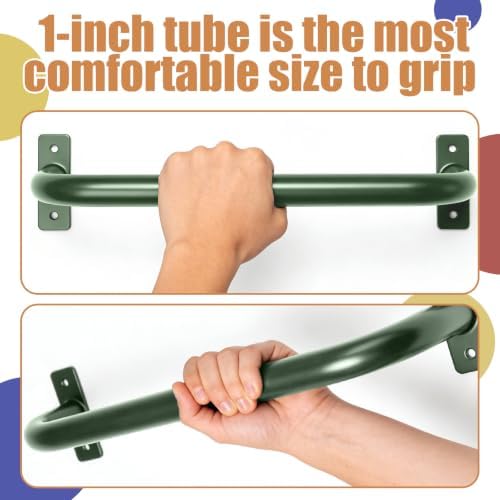 6 Pcs Green 17”Metal Playground Safety HandlesFor Indoor & Ourdoor - Image 3
