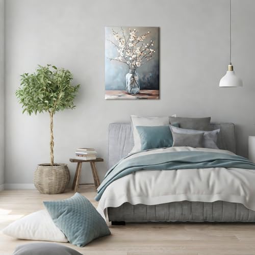 Doqueodas Botanical And Floral Art Canvas Wall Art 12x16 Inch Framing - Image 6