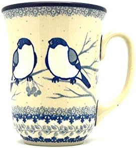 Polish Pottery Mug - 16 oz. Bistro - Unikat Signature U4830 by Polish+Pottery+Gallery