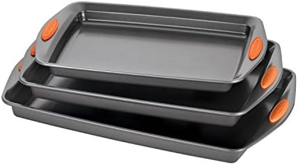 Rachael Ray Yum-o! Nonstick Bakeware Oven Lovin' Cookie Pan Set for Baking by RachaelRayKitchenware