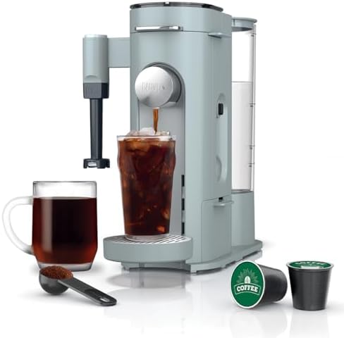 Ninja Pods & Grounds Coffee Maker, K-Cup Compatible, Glacier Blue, PB051GB by Unknown